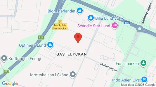 Kontorer til leie i Lund – Bilde fra Google Street View