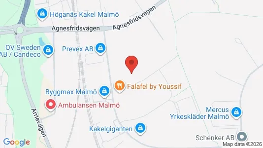 Lagerlokaler för uthyrning i Fosie – Foto från Google Street View