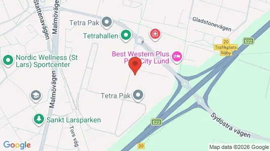 Varastot Vuokrattavana i Lund - Kuva Google Street Viewstä