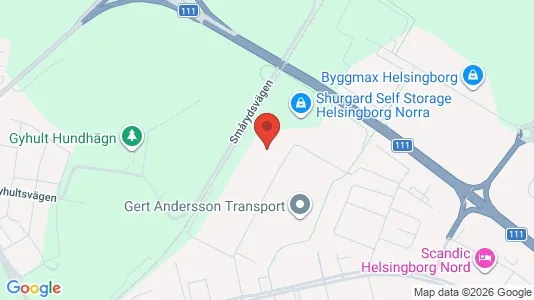 Lagerlokaler för uthyrning i Helsingborg – Foto från Google Street View