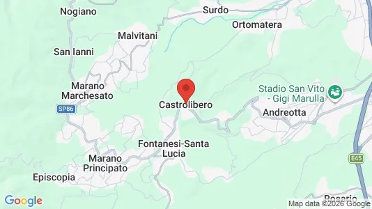 Varastot Vuokrattavana i Castrolibero - Kuva Google Street Viewstä