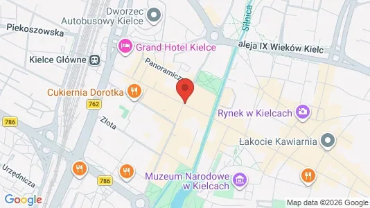 Bedrijfsruimtes te huur i Kielce - Foto uit Google Street View