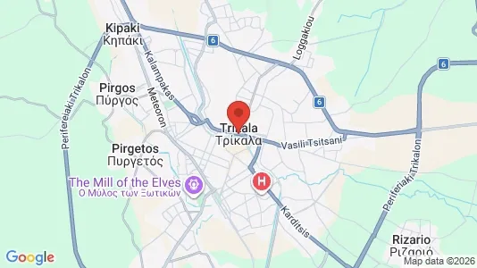 Ladenlokale zur Miete i Trikala – Foto von Google Street View