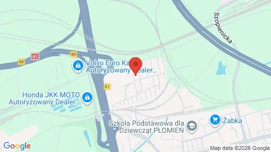 Gewerbeflächen zur Miete i Katowice – Foto von Google Street View