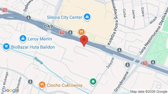 Gewerbeflächen zur Miete i Katowice – Foto von Google Street View