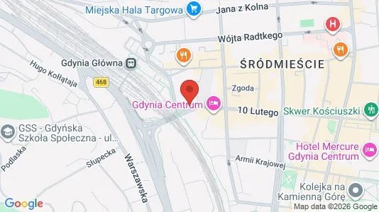 Gewerbeflächen zur Miete i Gdynia – Foto von Google Street View