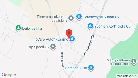 Lager til leie i Jyväskylä – Bilde fra Google Street View