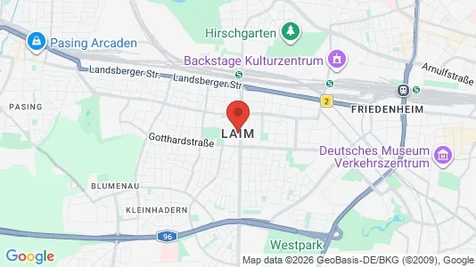 Gewerbeflächen zur Miete i München Laim – Foto von Google Street View