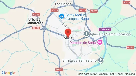 Bedrijfsruimtes te huur i Soria - Foto uit Google Street View