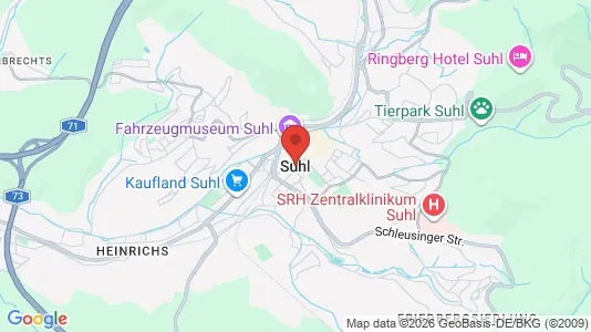 Toimistotilat Vuokrattavana i Suhl - Kuva Google Street Viewstä