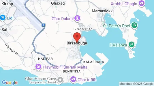 Varastot Vuokrattavana i Birżebbuġa - Kuva Google Street Viewstä
