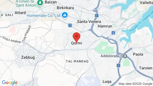 Lagerlokaler för uthyrning i Qormi – Foto från Google Street View