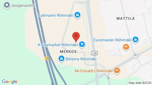 Lokaler til leie i Riihimäki – Bilde fra Google Street View