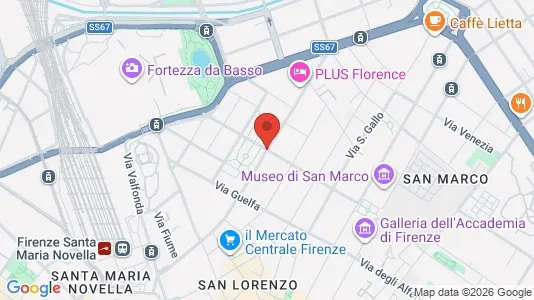 Office spaces for rent i Firenze - kort over placeringen