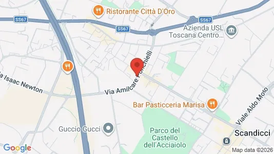 Office spaces for rent i Scandicci - Photo from Google Street View