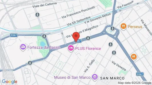 Office spaces for rent i Firenze - Photo from Google Street View