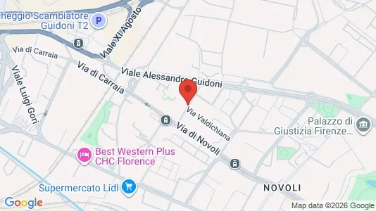 Liikekiinteistöt Vuokrattavana i Firenze - Kuva Google Street Viewstä