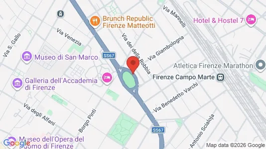 Liikekiinteistöt Vuokrattavana i Firenze - kort over placeringen