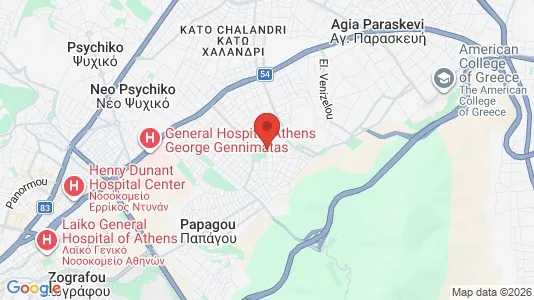 Kaupat Vuokrattavana i Cholargos - Kuva Google Street Viewstä