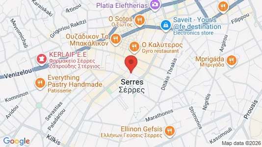 Toimistotilat Vuokrattavana i Serres - Kuva Google Street Viewstä