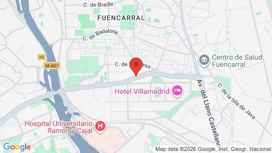 Büros zur Miete i Madrid Moncloa-Aravaca - kort over placeringen