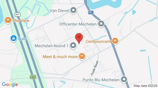 Office spaces for rent i Mechelen - kort over placeringen