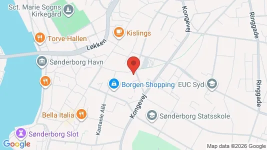 Kontorslokaler för uthyrning i Sønderborg – Foto från Google Street View