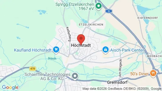 Büros zur Miete i Erlangen-Höchstadt – Foto von Google Street View