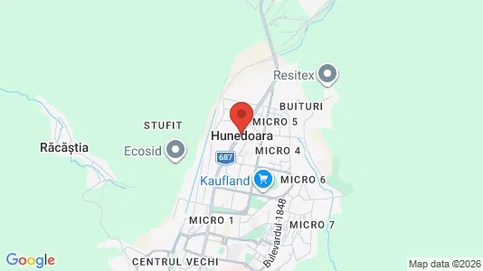 Werkstätte zur Miete i Hunedoara - kort over placeringen