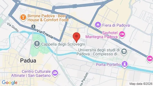 Coworking spaces zur Miete i Padova - kort over placeringen