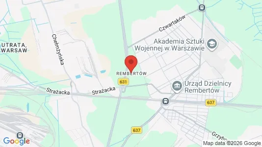 Varastot Vuokrattavana i Varsova Rembertów - Kuva Google Street Viewstä
