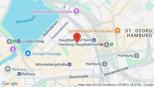 Kontorlokaler til leje i Hamborg Mitte - Foto fra Google Street View