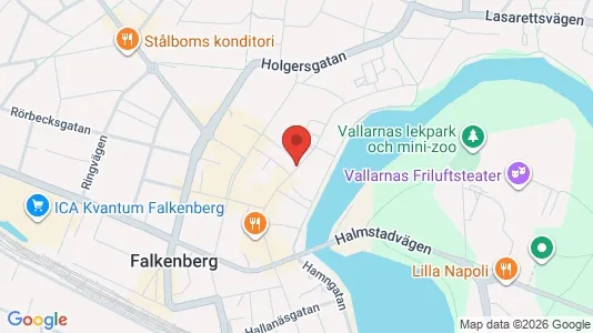 Bedrijfsruimtes te huur i Falkenberg - Foto uit Google Street View