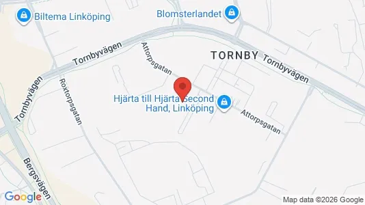 Lagerlokaler til leje i Linköping - Foto fra Google Street View
