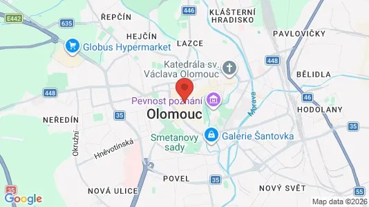 Varastot Vuokrattavana i Olomouc - kort over placeringen