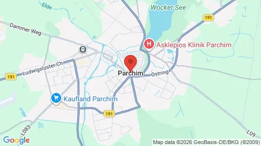 Industrial properties for rent i Ludwigslust-Parchim - kort over placeringen