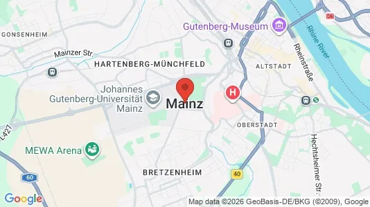 Kontorlokaler til leje i Mainz - Foto fra Google Street View
