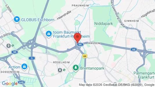 Büros zur Miete i Frankfurt Mitte-West – Foto von Google Street View