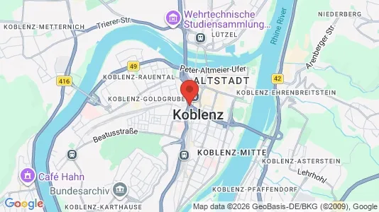 Kontorlokaler til leje i Koblenz - Foto fra Google Street View