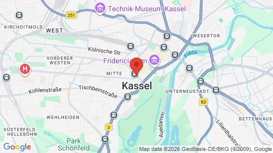 Kontorlokaler til leje i Kassel - Foto fra Google Street View