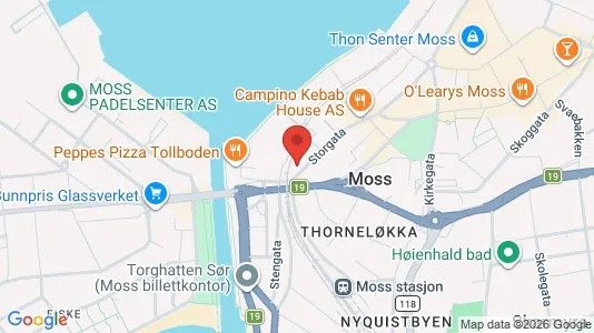 Toimistotilat Vuokrattavana i Moss - Kuva Google Street Viewstä