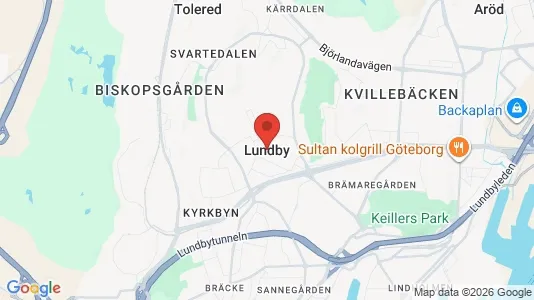 Ravintolat Vuokrattavana i Lundby - Kuva Google Street Viewstä