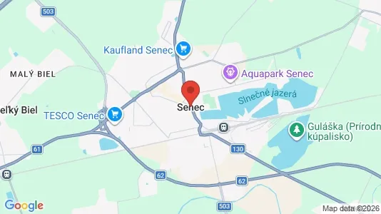 Toimistotilat Vuokrattavana i Senec - Kuva Google Street Viewstä