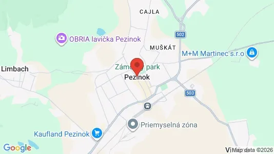 Kontorlokaler til leje i Pezinok - Foto fra Google Street View