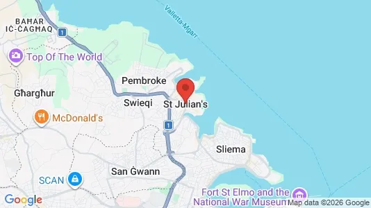 Büros zur Miete i San Ġiljan – Foto von Google Street View