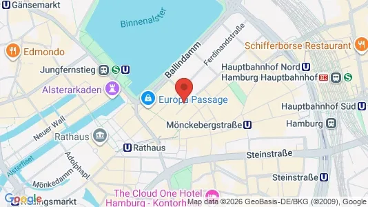 Kontorlokaler til leje i Hamborg Mitte - Foto fra Google Street View
