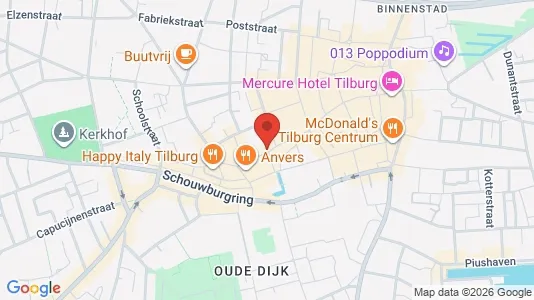 Commercial properties for rent i Tilburg - Photo from Google Street View