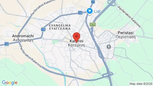 Kaupat Vuokrattavana i Katerini - Kuva Google Street Viewstä