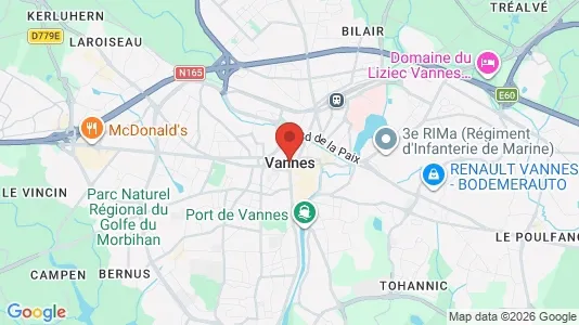 Kontorlokaler til leje i Vannes - Foto fra Google Street View