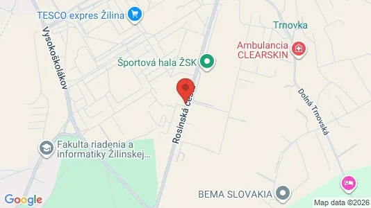 Varastot Vuokrattavana i Žilina - Kuva Google Street Viewstä